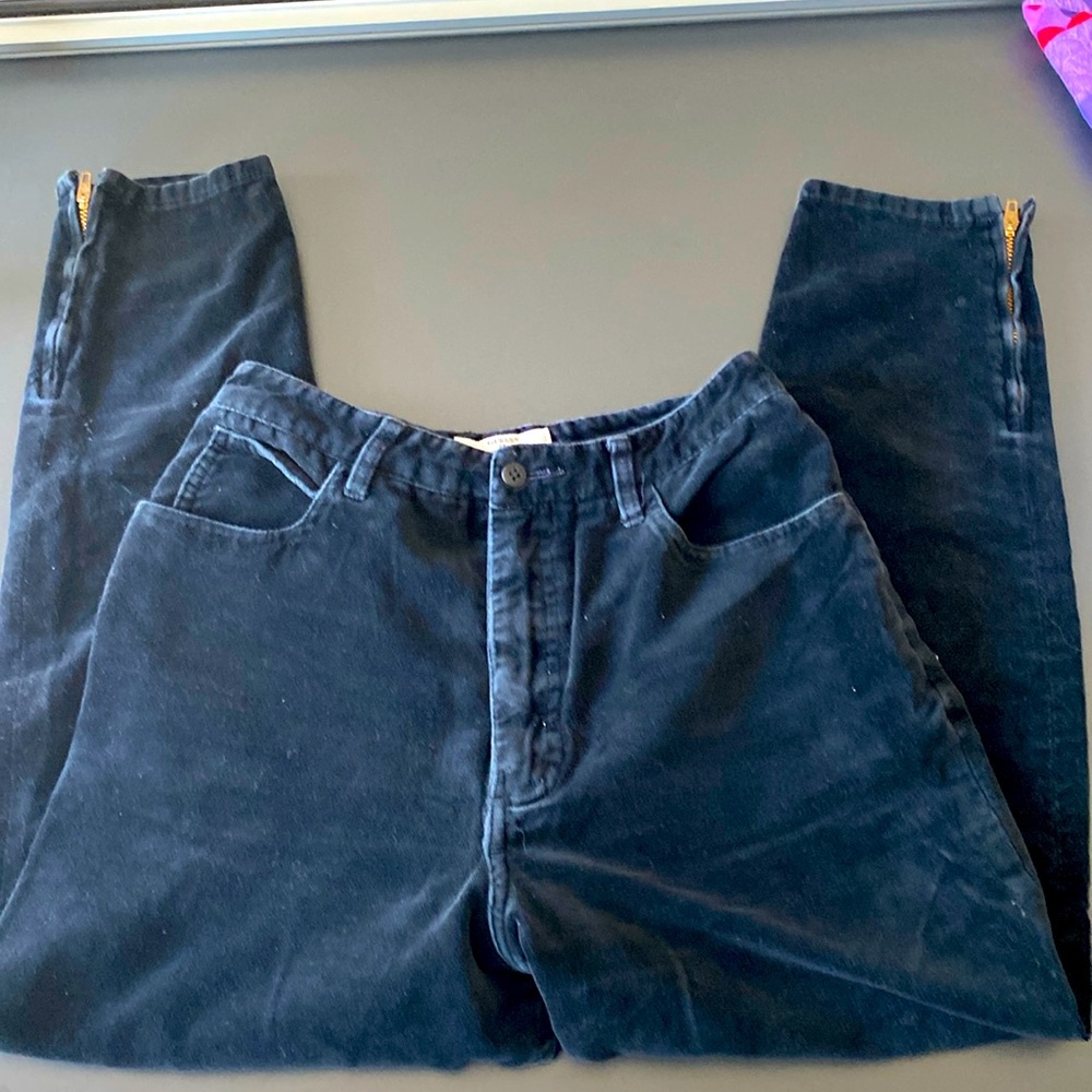 ORIGINAL BLACK COTTON VELVET GUESS JEANS SIZE 30